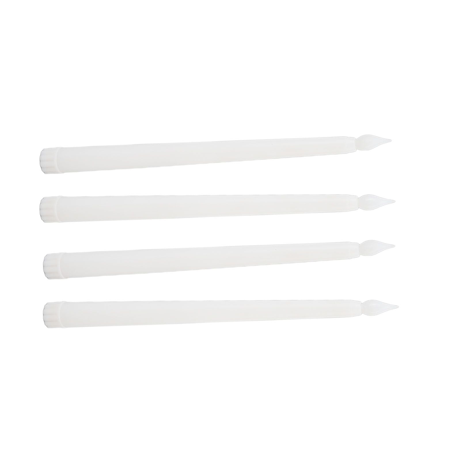 4 Pcs LED Candles Smoke Free Flameless Safe Environmentally Friendly Warm Light Electric LED Taper Candle V1294-YM0512-3119220152711