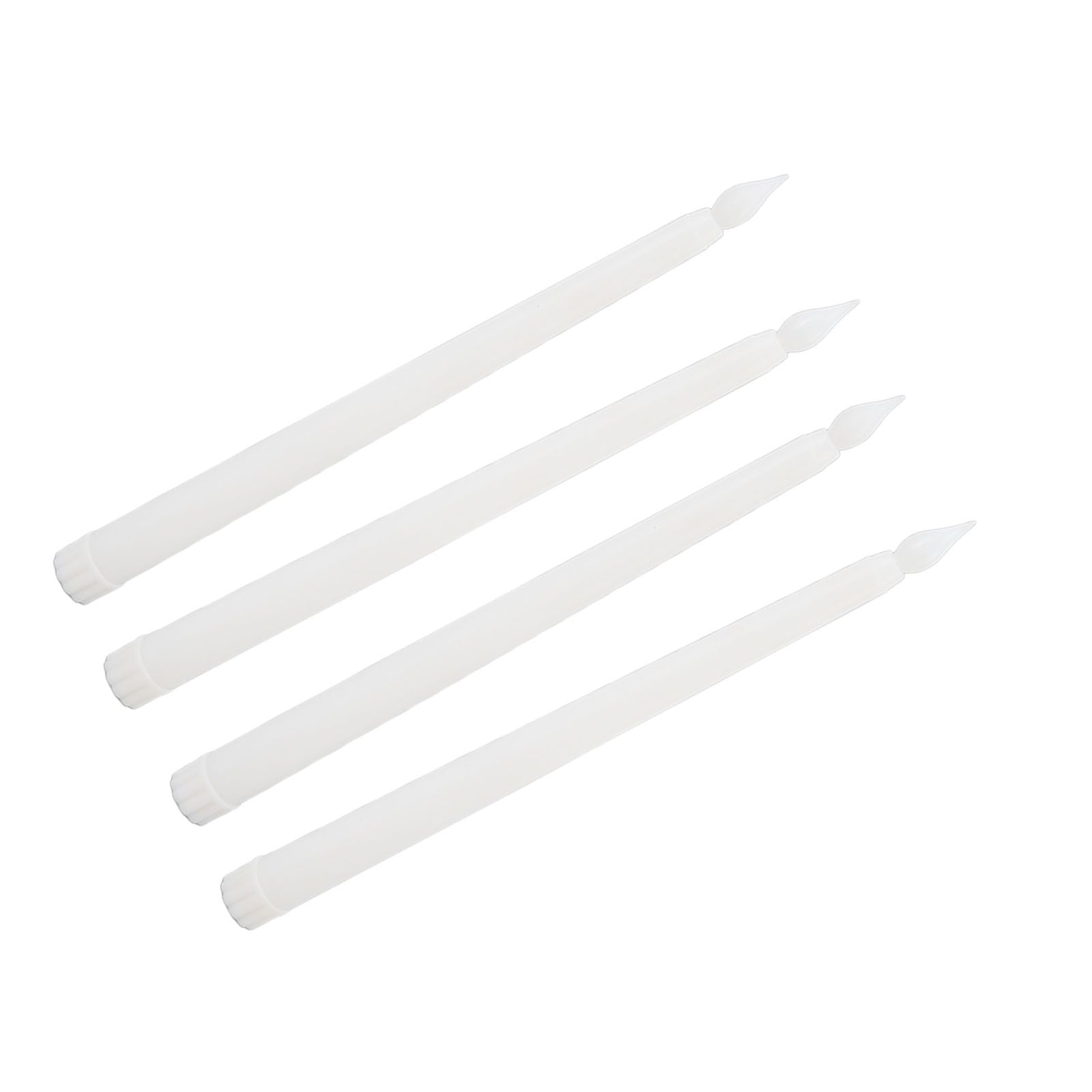 4 Pcs LED Candles Smoke Free Flameless Safe Environmentally Friendly Warm Light Electric LED Taper Candle V1294-YM0512-3119220152711