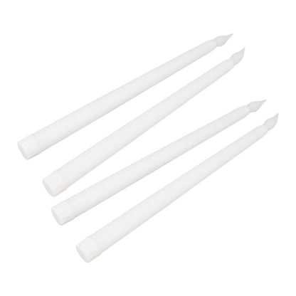 4 Pcs LED Candles Smoke Free Flameless Safe Environmentally Friendly Warm Light Electric LED Taper Candle V1294-YM0512-3119220152711