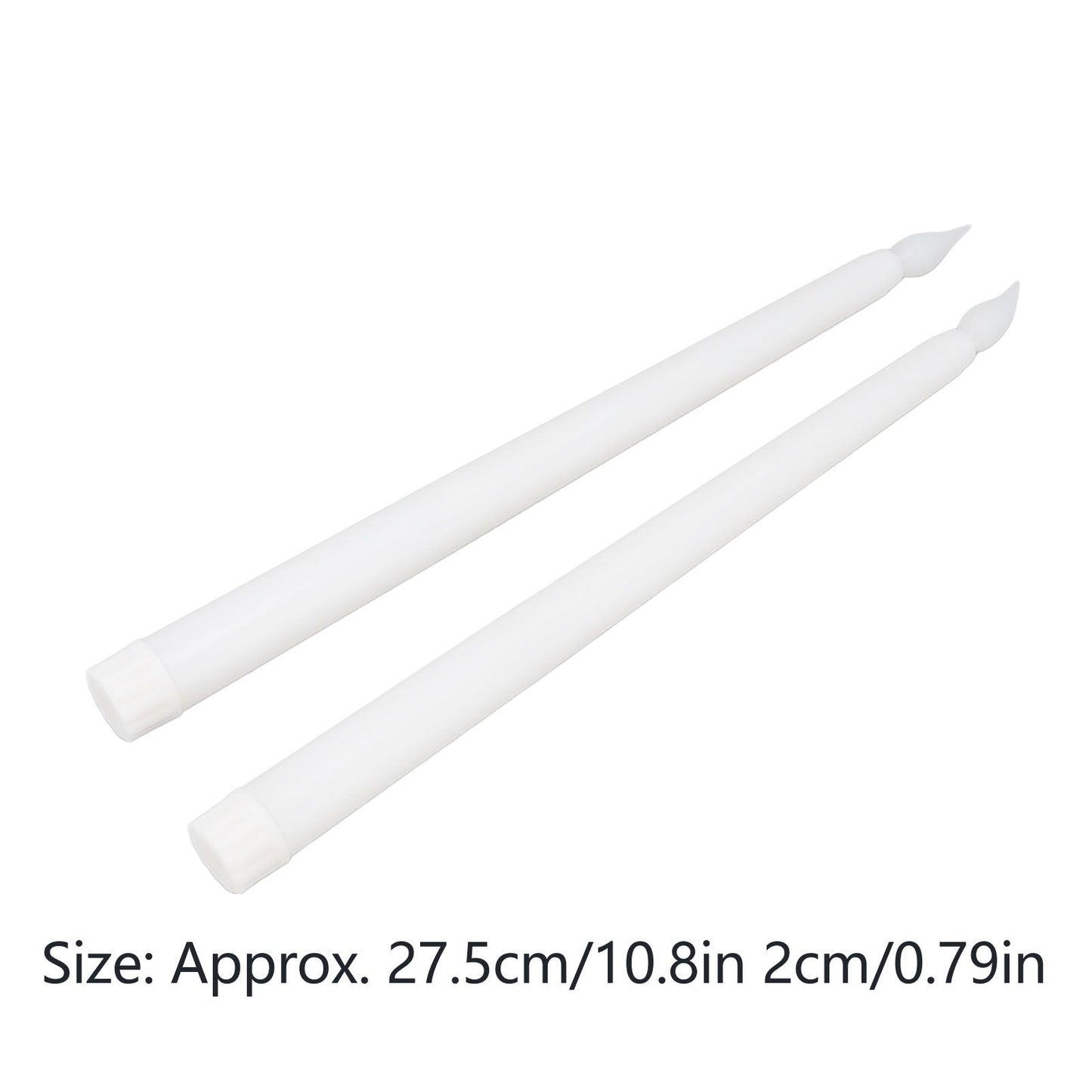 4 Pcs LED Candles Smoke Free Flameless Safe Environmentally Friendly Warm Light Electric LED Taper Candle V1294-YM0512-3119220152711