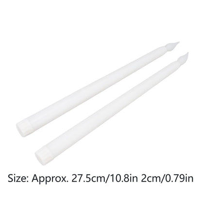 4 Pcs LED Candles Smoke Free Flameless Safe Environmentally Friendly Warm Light Electric LED Taper Candle V1294-YM0512-3119220152711