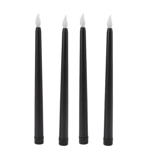 4 Pcs LED Candles Smoke Free Flameless Safe Environmentally Friendly Warm Light Electric LED Taper Candle V1294-YM0512-3119220152712