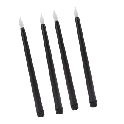 4 Pcs LED Candles Smoke Free Flameless Safe Environmentally Friendly Warm Light Electric LED Taper Candle V1294-YM0512-3119220152712