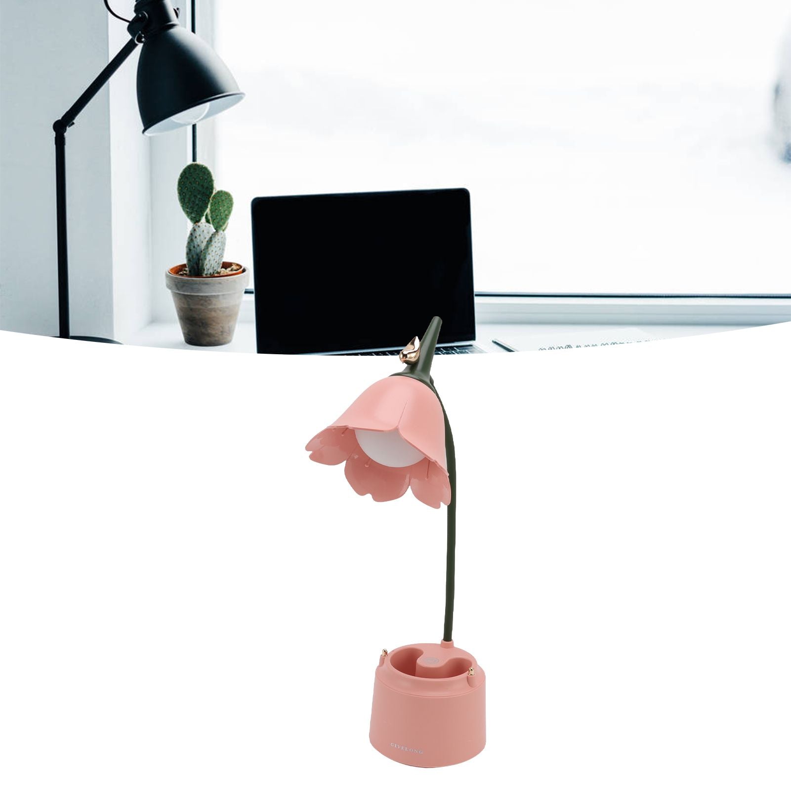 5V 3W Table Lamp USB Flowers and Birds Designed Folding Energy Saving Eye Protection Reading Light for V1294-YM0512-3119220159011
