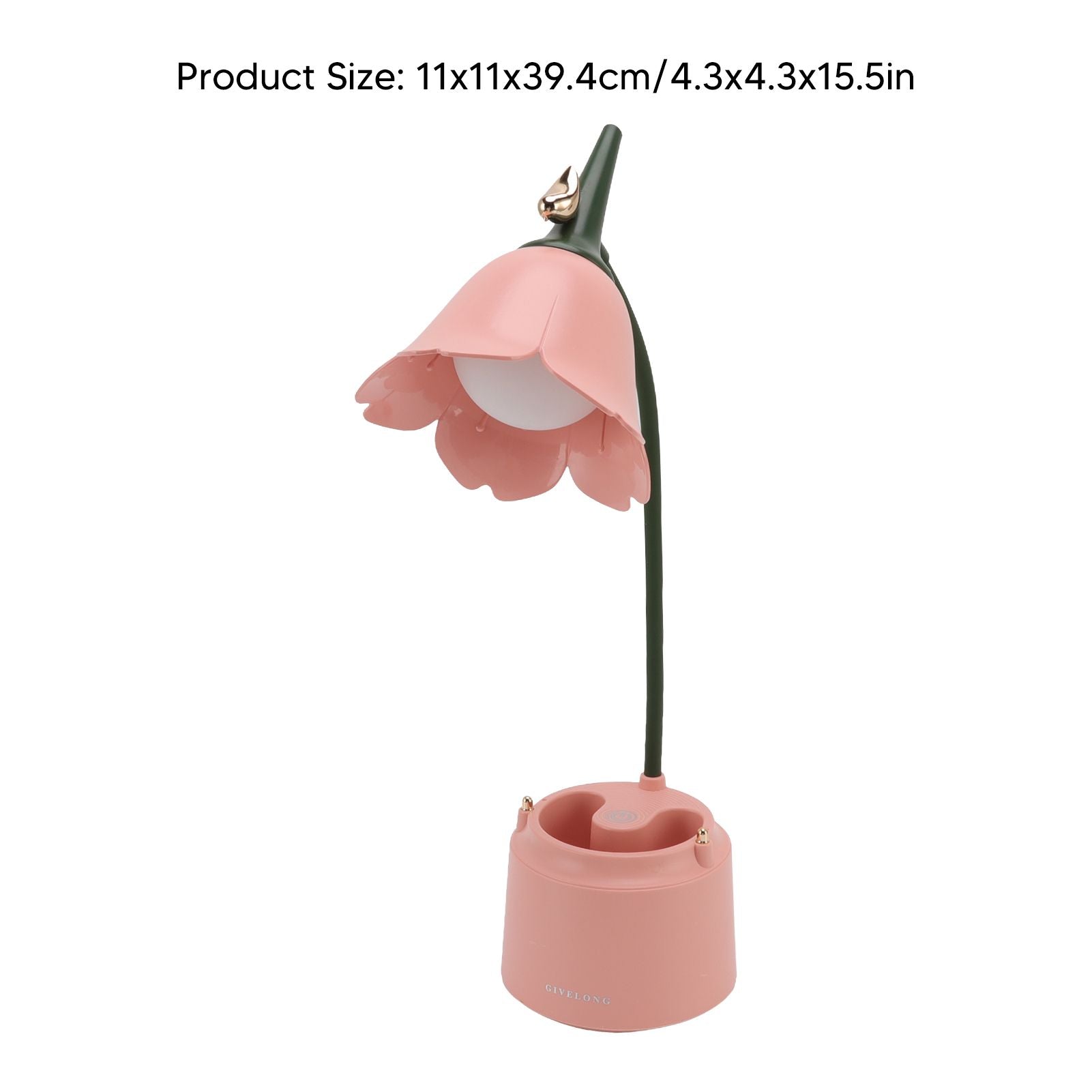 5V 3W Table Lamp USB Flowers and Birds Designed Folding Energy Saving Eye Protection Reading Light for V1294-YM0512-3119220159011