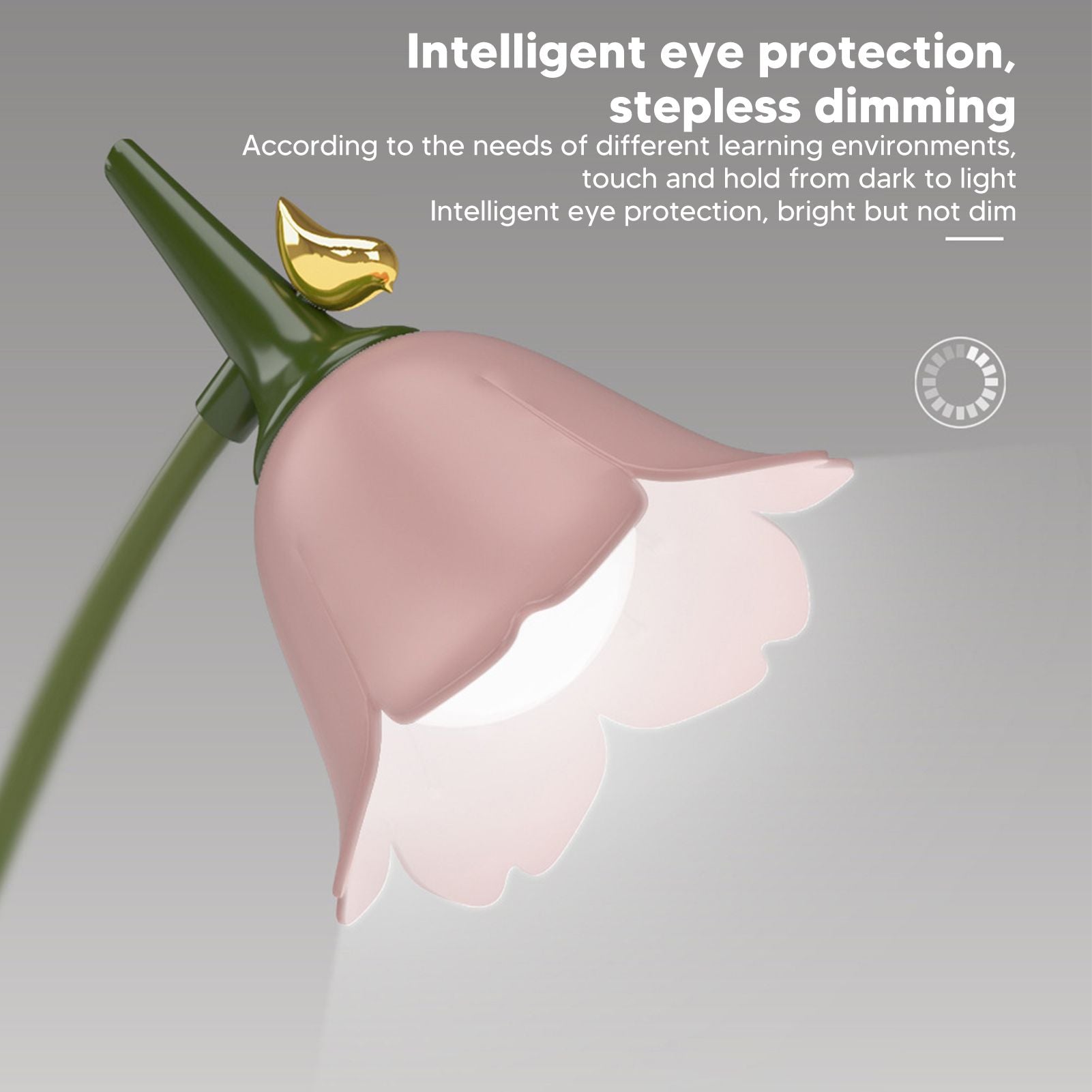 5V 3W Table Lamp USB Flowers and Birds Designed Folding Energy Saving Eye Protection Reading Light for V1294-YM0512-3119220159011