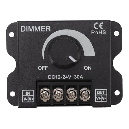 LED Dimmer Single Channel PWM Lighting Stepless Dimming Controller for 5050 3528 Single Color Light Strips DC V1294-YM0512-3119220159111