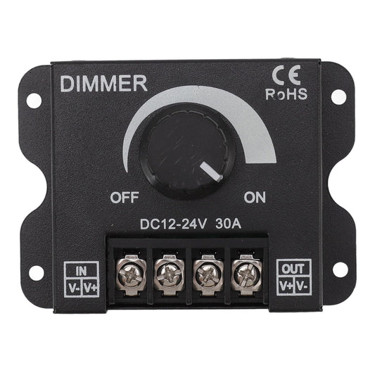 LED Dimmer Single Channel PWM Lighting Stepless Dimming Controller for 5050 3528 Single Color Light Strips DC V1294-YM0512-3119220159111
