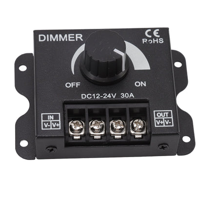 LED Dimmer Single Channel PWM Lighting Stepless Dimming Controller for 5050 3528 Single Color Light Strips DC V1294-YM0512-3119220159111