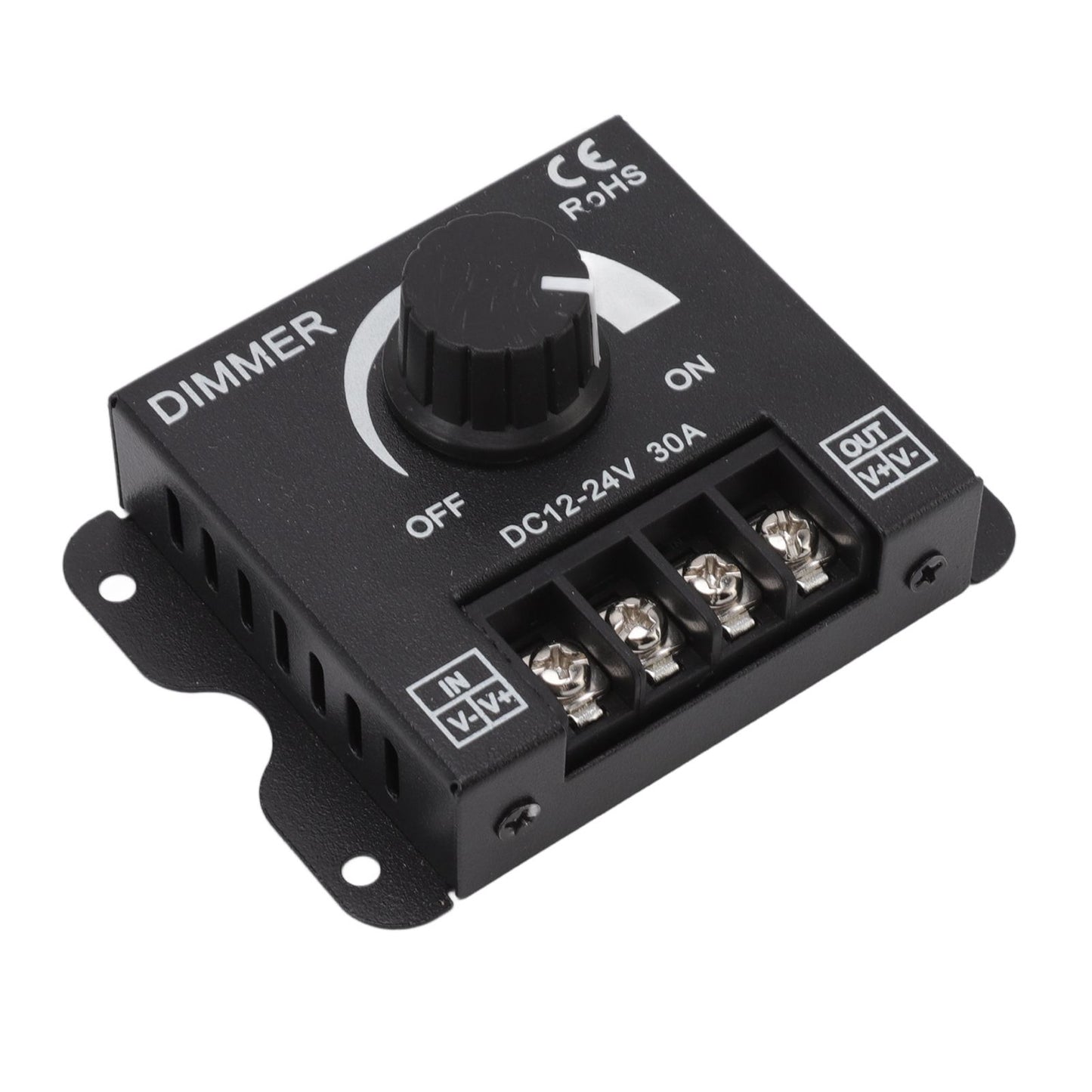 LED Dimmer Single Channel PWM Lighting Stepless Dimming Controller for 5050 3528 Single Color Light Strips DC V1294-YM0512-3119220159111