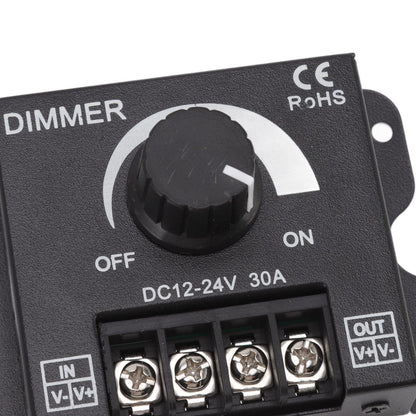 LED Dimmer Single Channel PWM Lighting Stepless Dimming Controller for 5050 3528 Single Color Light Strips DC V1294-YM0512-3119220159111