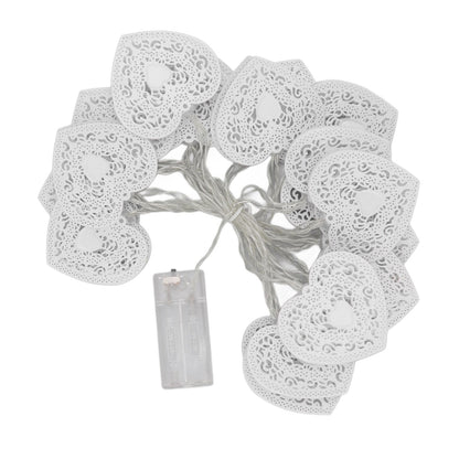 LED Love String Lights Iron 3 Meter Warm 20 Lamp Beads White Decoration Light for Valentine's Day Wedding V1294-YM0512-3119220159511