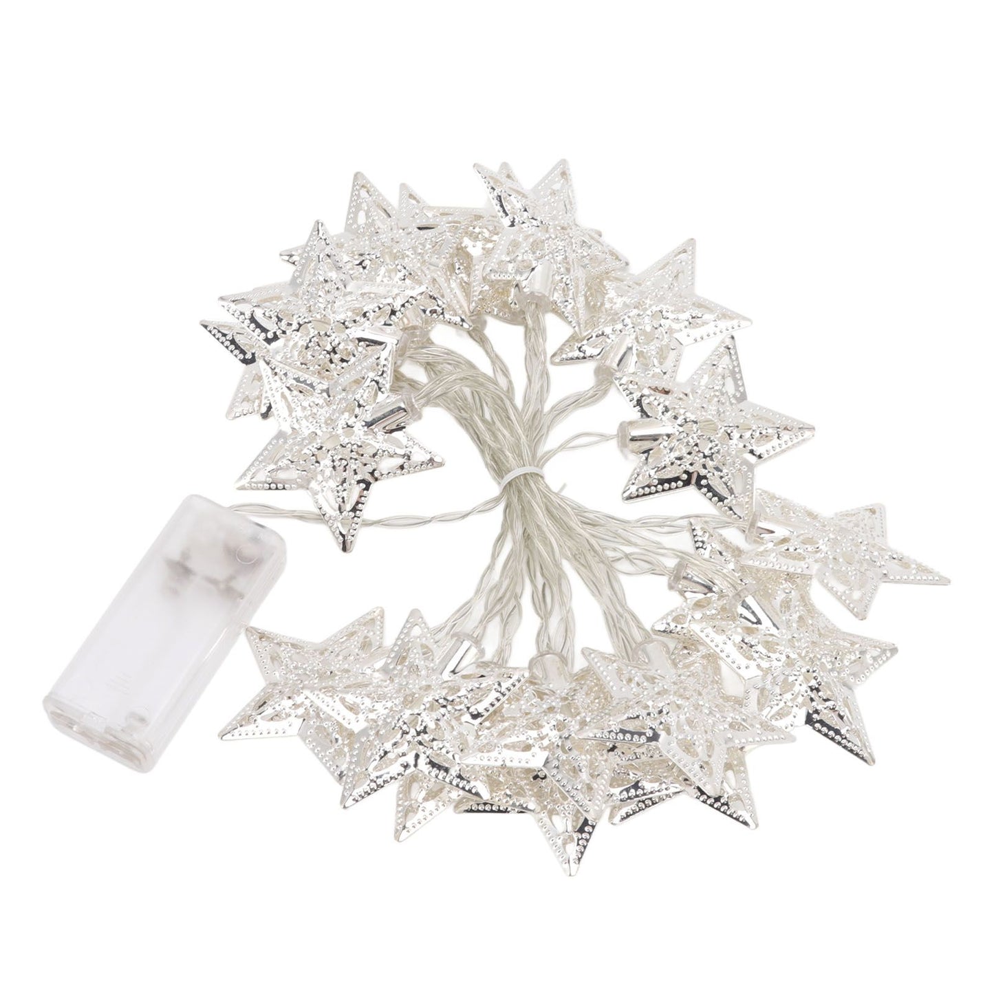 Star String Lights 20LEDs 3 Meters Star Fairy String Lights for Bedroom Christmas Garden Decoration Warm Light V1294-YM0512-3119220159711
