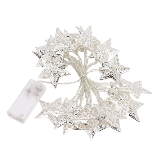 Star String Lights 20LEDs 3 Meters Star Fairy String Lights for Bedroom Christmas Garden Decoration Warm Light V1294-YM0512-3119220159711