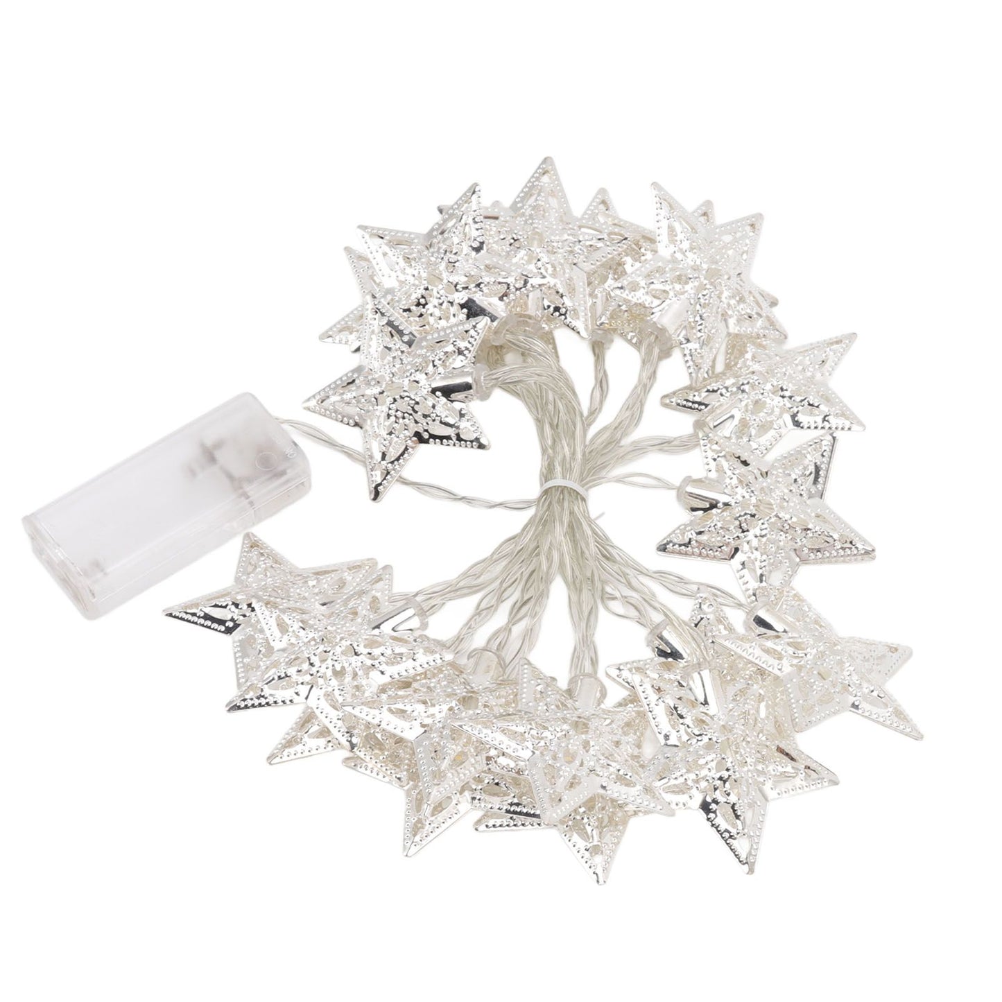 Star String Lights 20LEDs 3 Meters Star Fairy String Lights for Bedroom Christmas Garden Decoration Warm Light V1294-YM0512-3119220159711