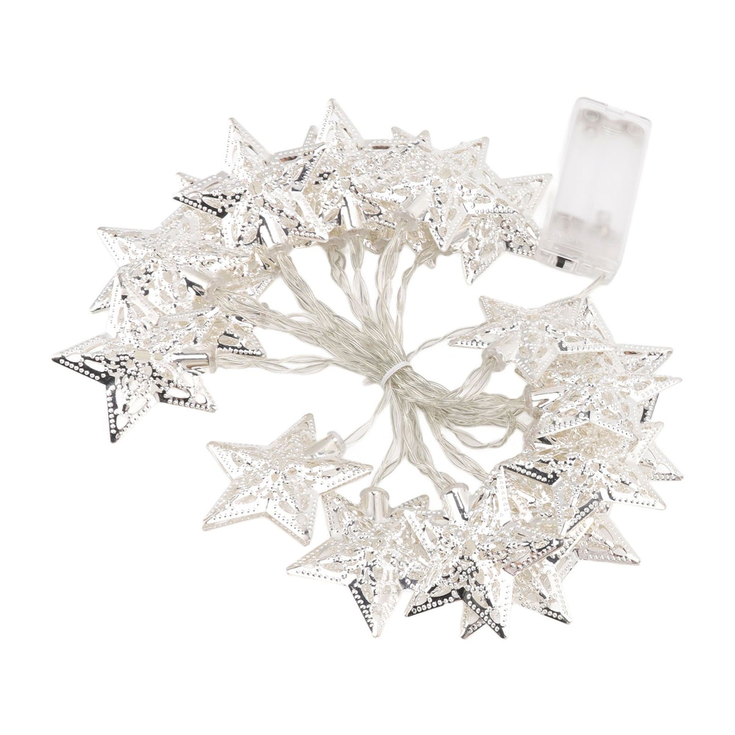 Star String Lights 20LEDs 3 Meters Star Fairy String Lights for Bedroom Christmas Garden Decoration Warm Light V1294-YM0512-3119220159711