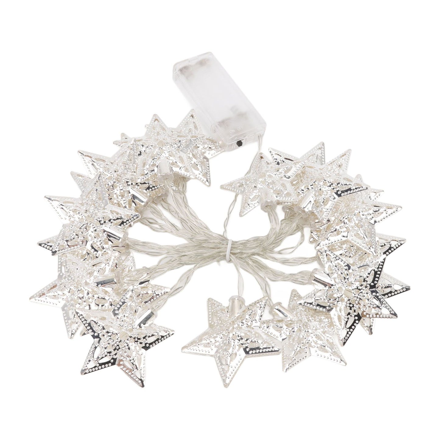 Star String Lights 20LEDs 3 Meters Star Fairy String Lights for Bedroom Christmas Garden Decoration Warm Light V1294-YM0512-3119220159711