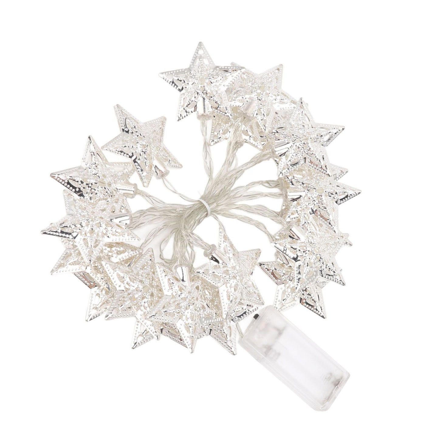 Star String Lights 20LEDs 3 Meters Star Fairy String Lights for Bedroom Christmas Garden Decoration Warm Light V1294-YM0512-3119220159711