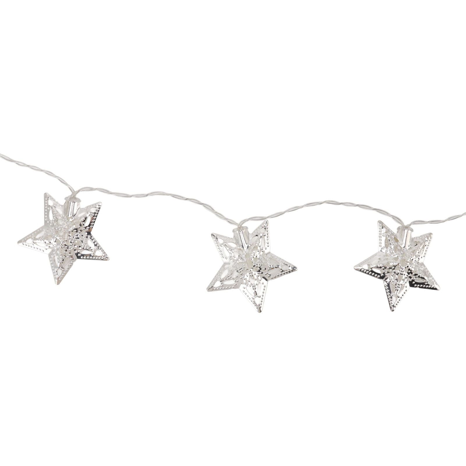 Star String Lights 20LEDs 3 Meters Star Fairy String Lights for Bedroom Christmas Garden Decoration Warm Light V1294-YM0512-3119220159711