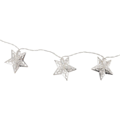 Star String Lights 20LEDs 3 Meters Star Fairy String Lights for Bedroom Christmas Garden Decoration Warm Light V1294-YM0512-3119220159711