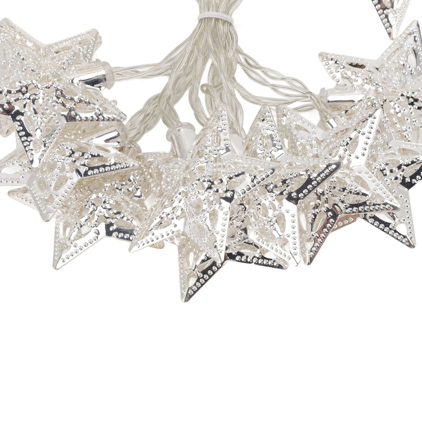 Star String Lights 20LEDs 3 Meters Star Fairy String Lights for Bedroom Christmas Garden Decoration Warm Light V1294-YM0512-3119220159711