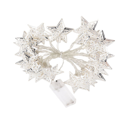 Star String Lights 20LEDs 3 Meters Star Fairy String Lights for Bedroom Christmas Garden Decoration Warm Light V1294-YM0512-3119220159711