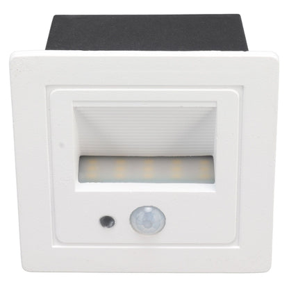 LED Corner Wall Lamp Recessed Warm White Iron Baking Varnish Body Induction Step Light for Stairway 85-260V V1294-YM0512-3119220159811