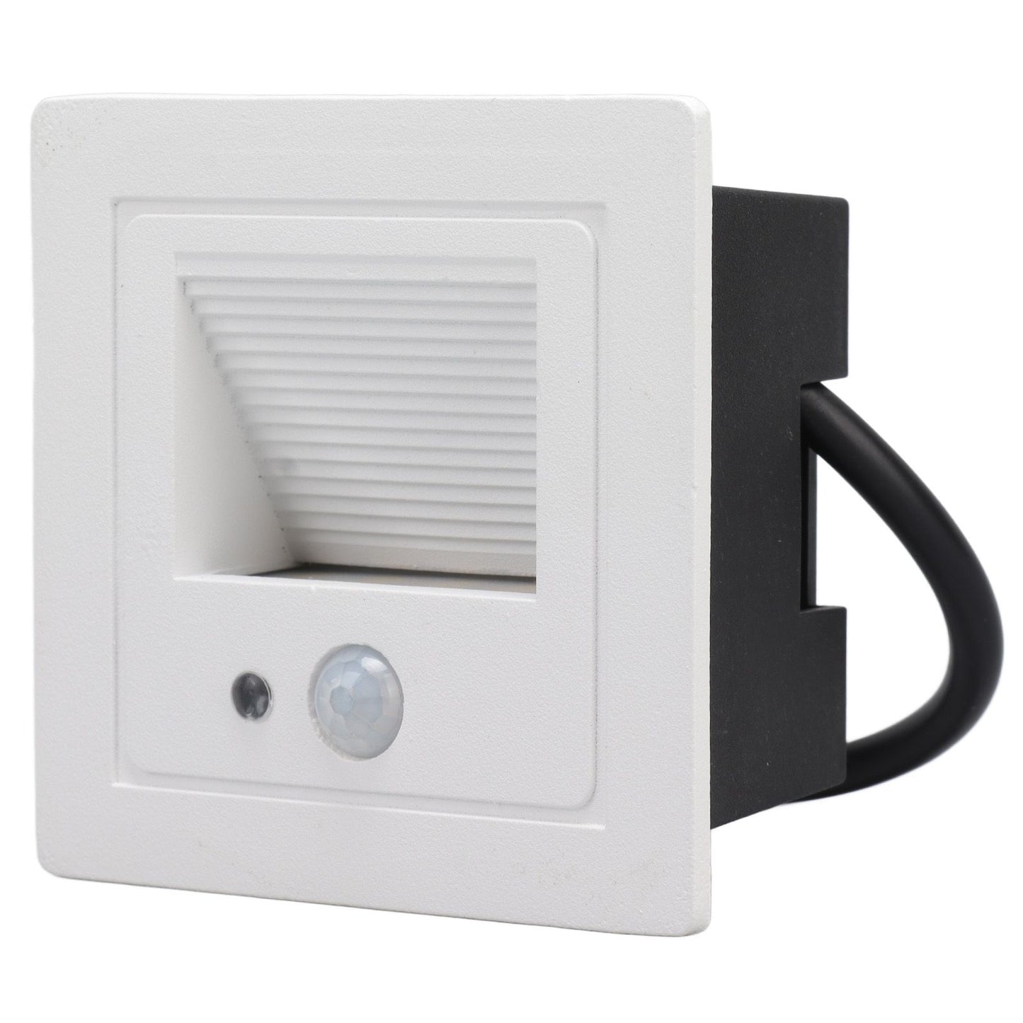 LED Corner Wall Lamp Recessed Warm White Iron Baking Varnish Body Induction Step Light for Stairway 85-260V V1294-YM0512-3119220159811