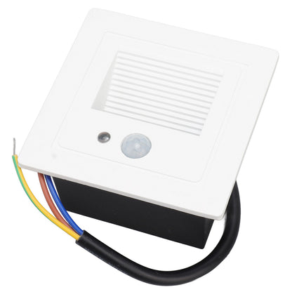 LED Corner Wall Lamp Recessed Warm White Iron Baking Varnish Body Induction Step Light for Stairway 85-260V V1294-YM0512-3119220159811