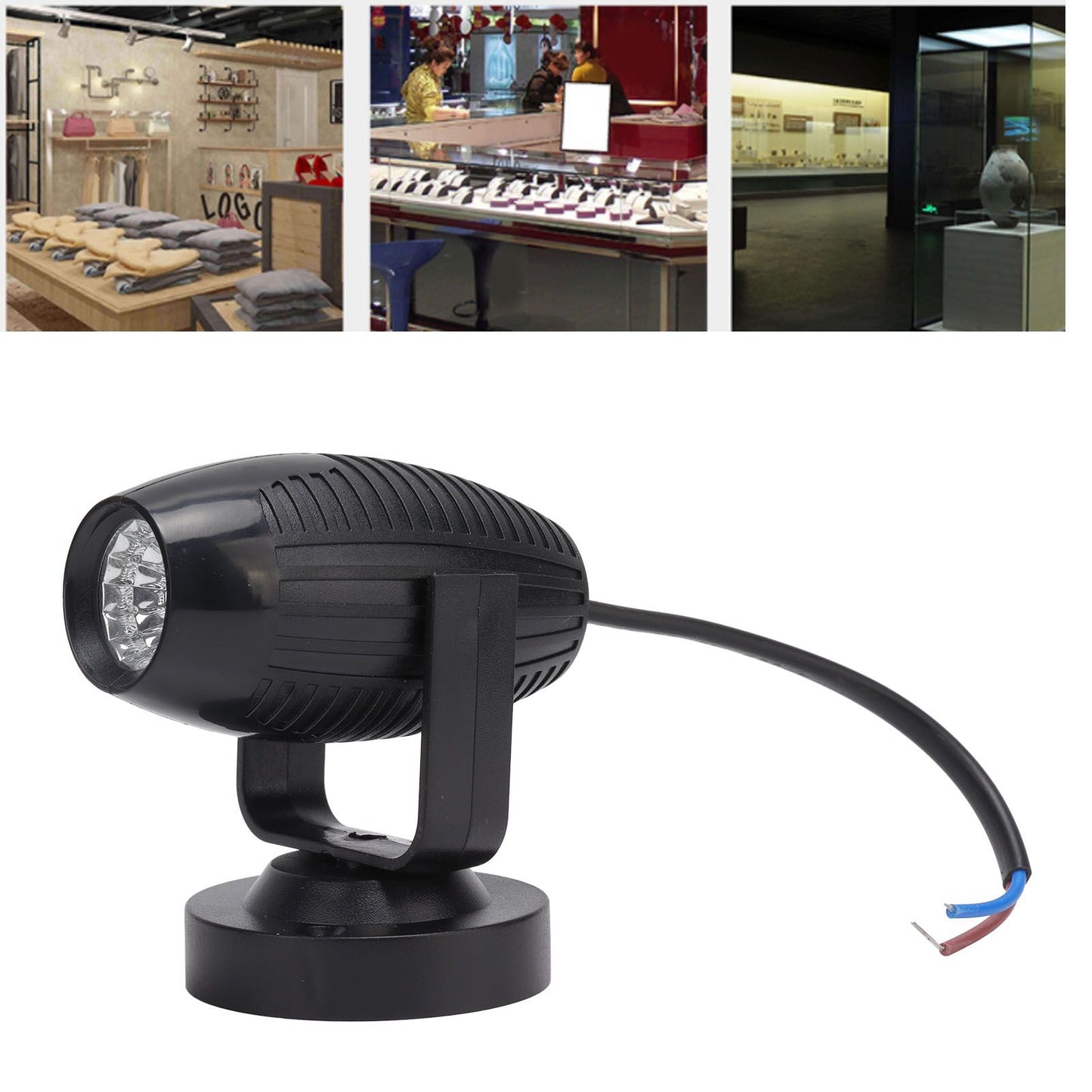 LED Spot Light RGB Lamp Slow Change ABS 220V Pretty Lighting for Stage Illumination V1294-YM0512-3119220159911