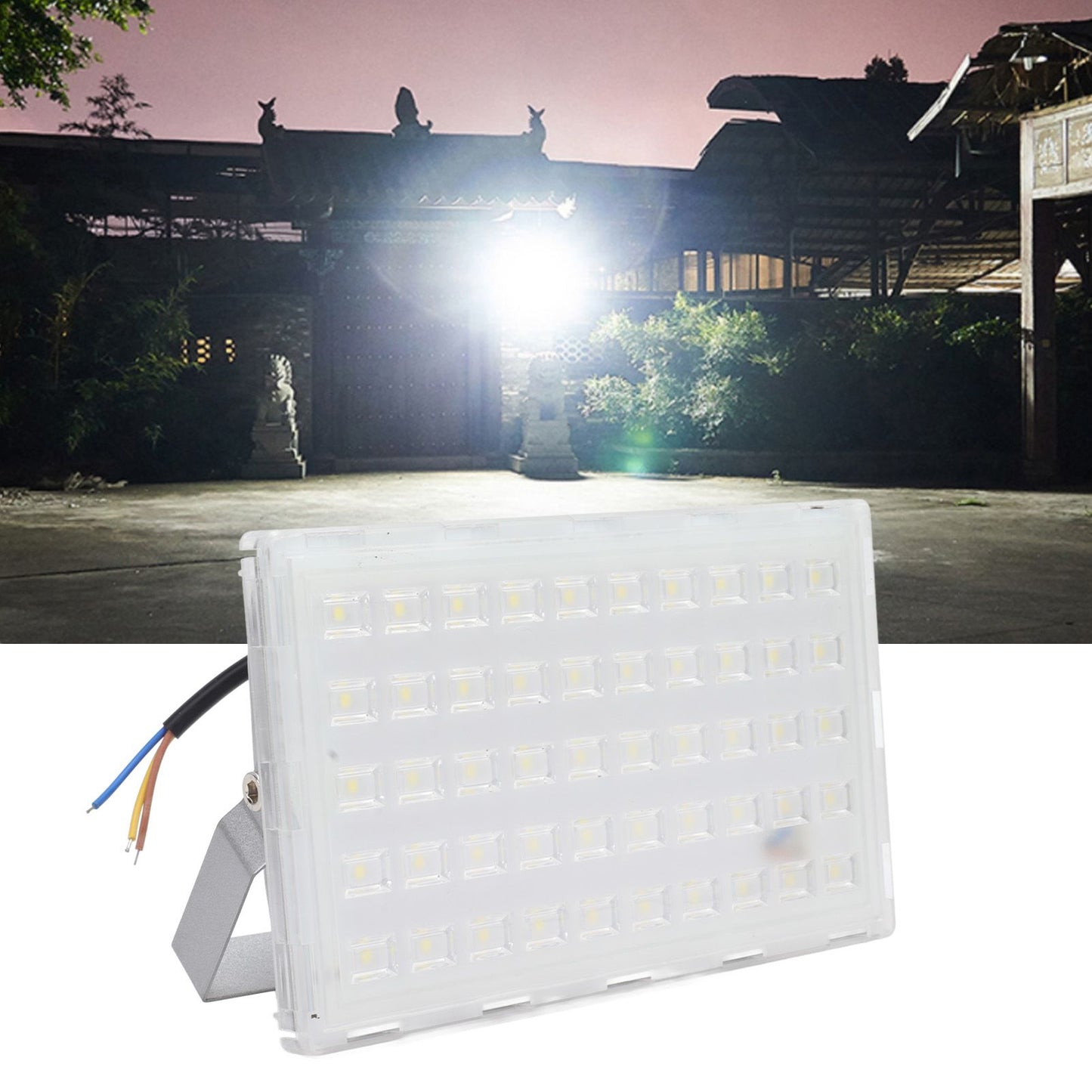 50W LED Flood Light IP66 Waterproof Super Bright Landscape Lamp Light for Backyard Garage Garden 220V V1294-YM0512-3119220160811