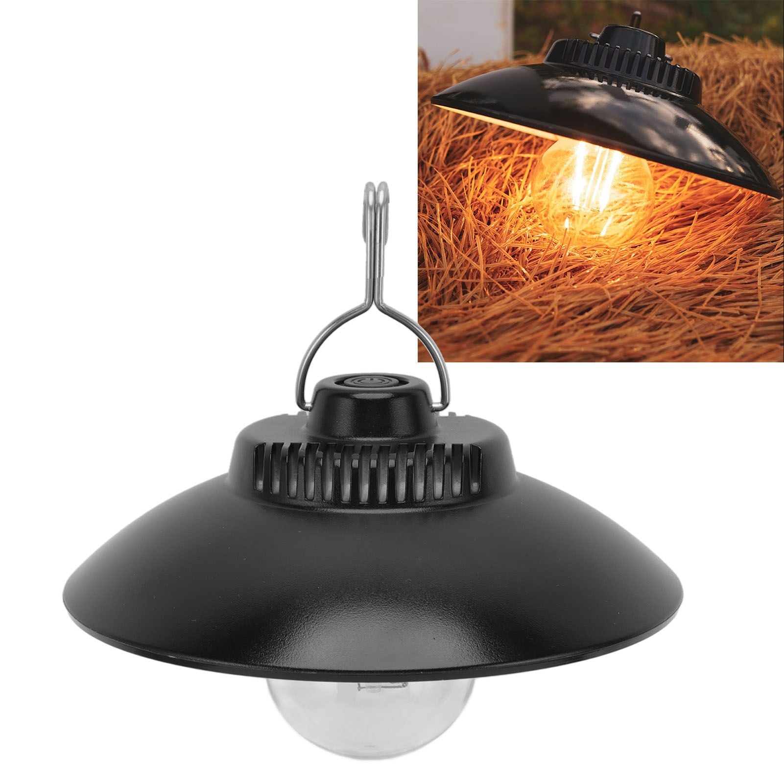 Hanging LED Camping Light Warm Light Lightweight Portable USB Charging LED Hook Camping Lamp with Hook for V1294-YM0512-3119220162411