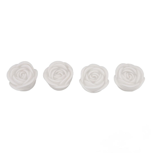 4 Pcs LED Rose Candle Light Flameless Smokeless Colorful LED Decorative Light for Bars Cafe Weddings Family V1294-YM0512-3119220162611