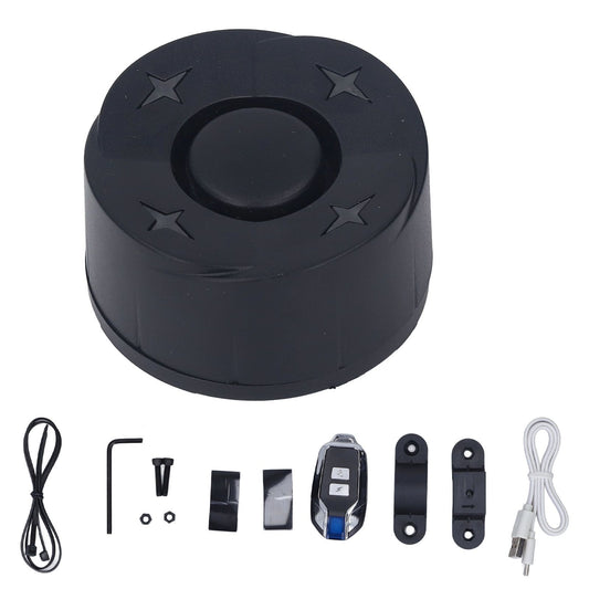 Bike Alarm with Light Wireless Anti Theft Bike Motorcycle Rear Light Alarm Louder Volume Bike Security Alarm V1294-YM0512-3119220164111
