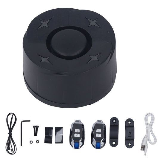 Bike Alarm with Light Wireless Anti Theft Bike Motorcycle Rear Light Alarm Louder Volume Bike Security Alarm V1294-YM0512-3119220164112