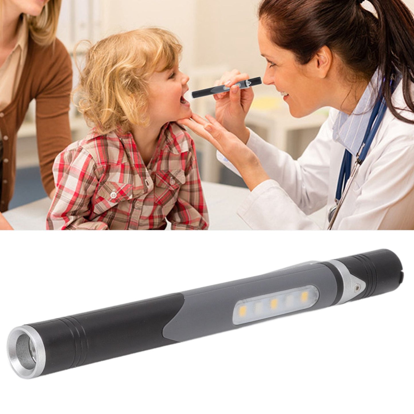 Pen Flashlight USB Charge 3 Light Sources LED Chip Clip Design Widely Used Pen Light Flashlight for Repair V1294-YM0512-3119220164211