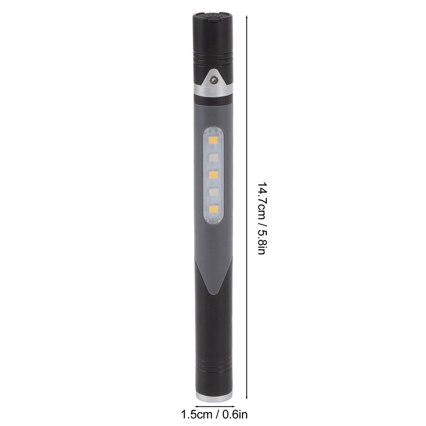 Pen Flashlight USB Charge 3 Light Sources LED Chip Clip Design Widely Used Pen Light Flashlight for Repair V1294-YM0512-3119220164211
