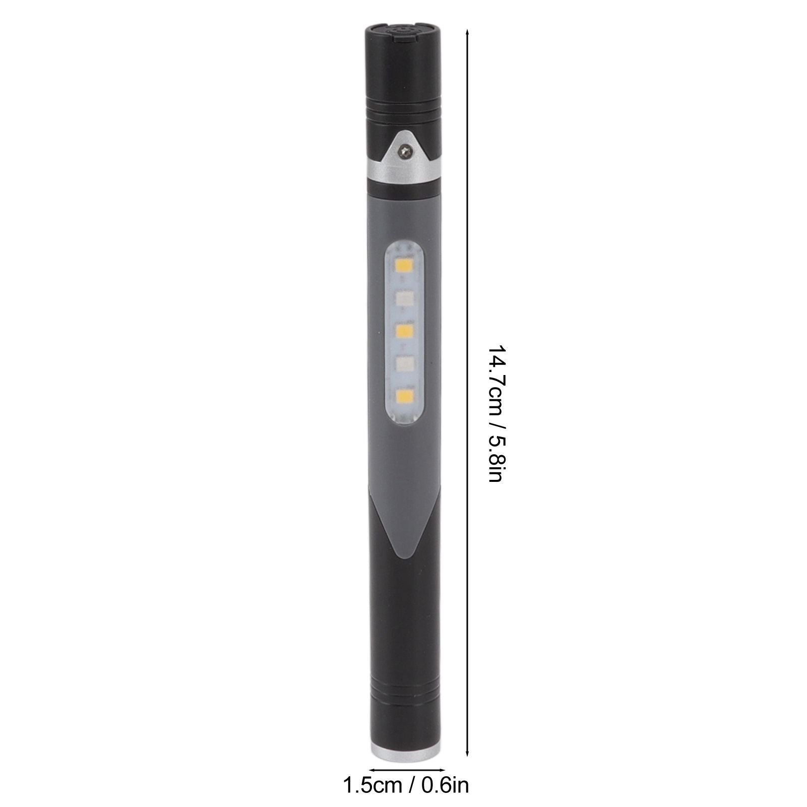 Pen Flashlight USB Charge 3 Light Sources LED Chip Clip Design Widely Used Pen Light Flashlight for Repair V1294-YM0512-3119220164211