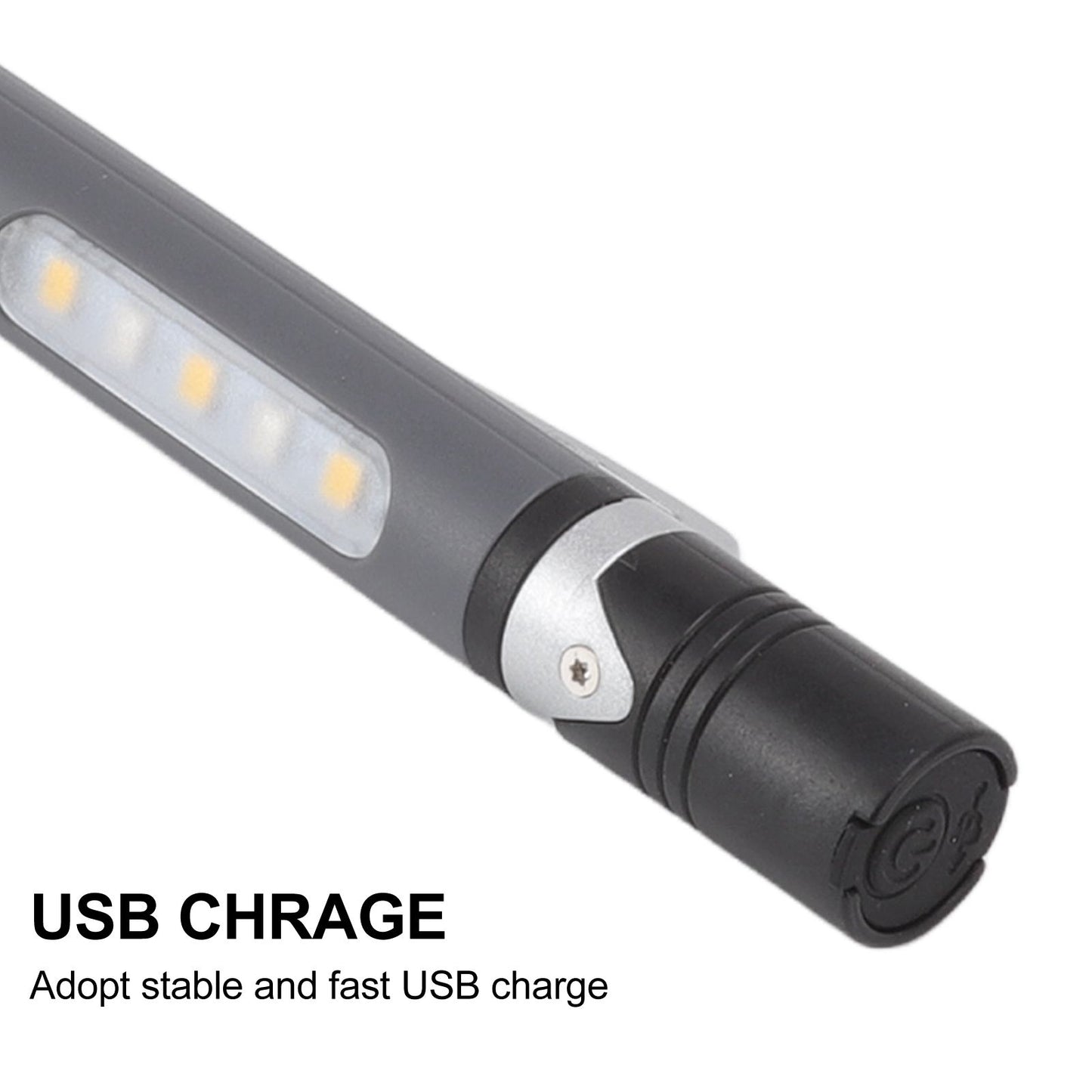 Pen Flashlight USB Charge 3 Light Sources LED Chip Clip Design Widely Used Pen Light Flashlight for Repair V1294-YM0512-3119220164211
