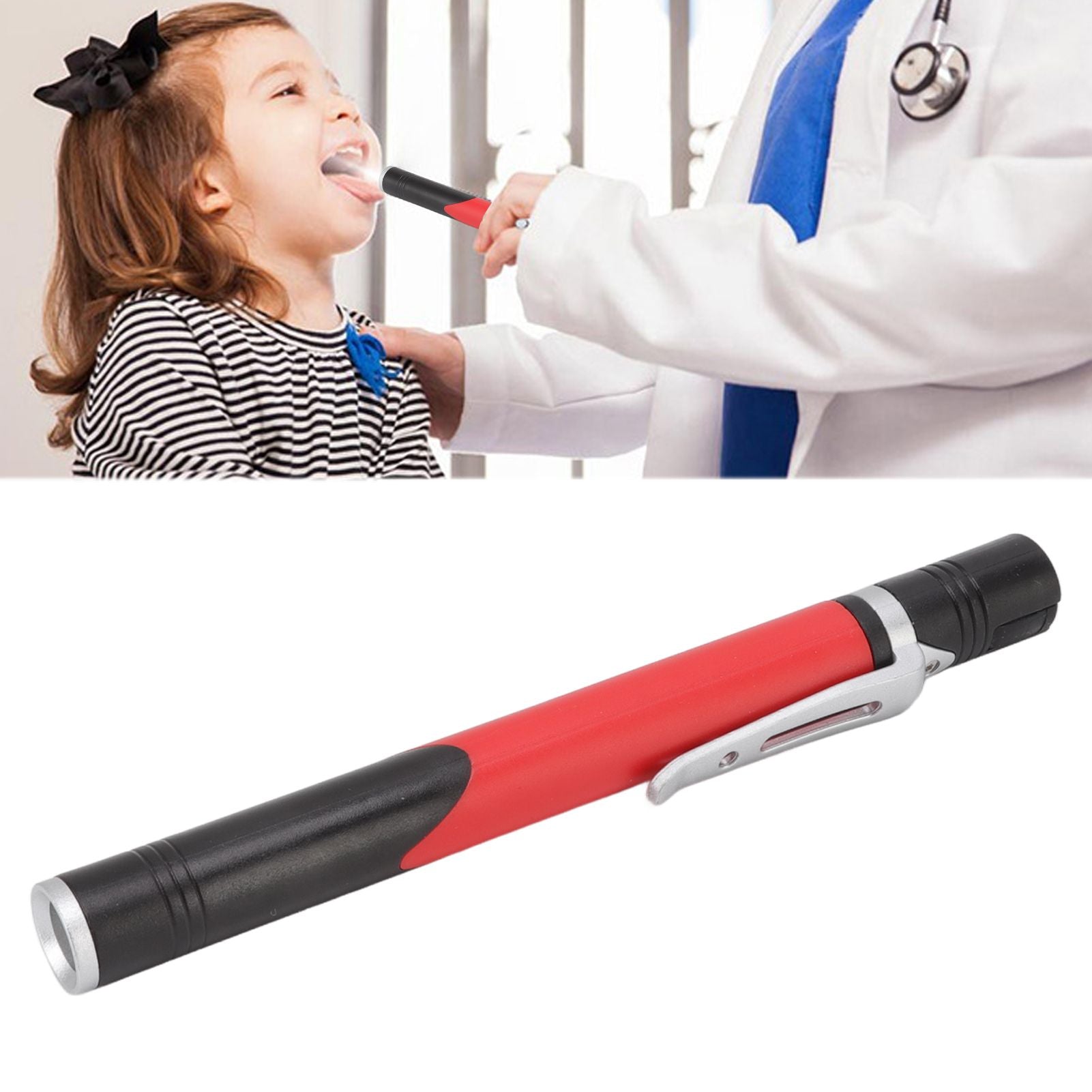 Pen Flashlight USB Charge 3 Light Sources LED Chip Clip Design Widely Used Pen Light Flashlight for Repair V1294-YM0512-3119220164212