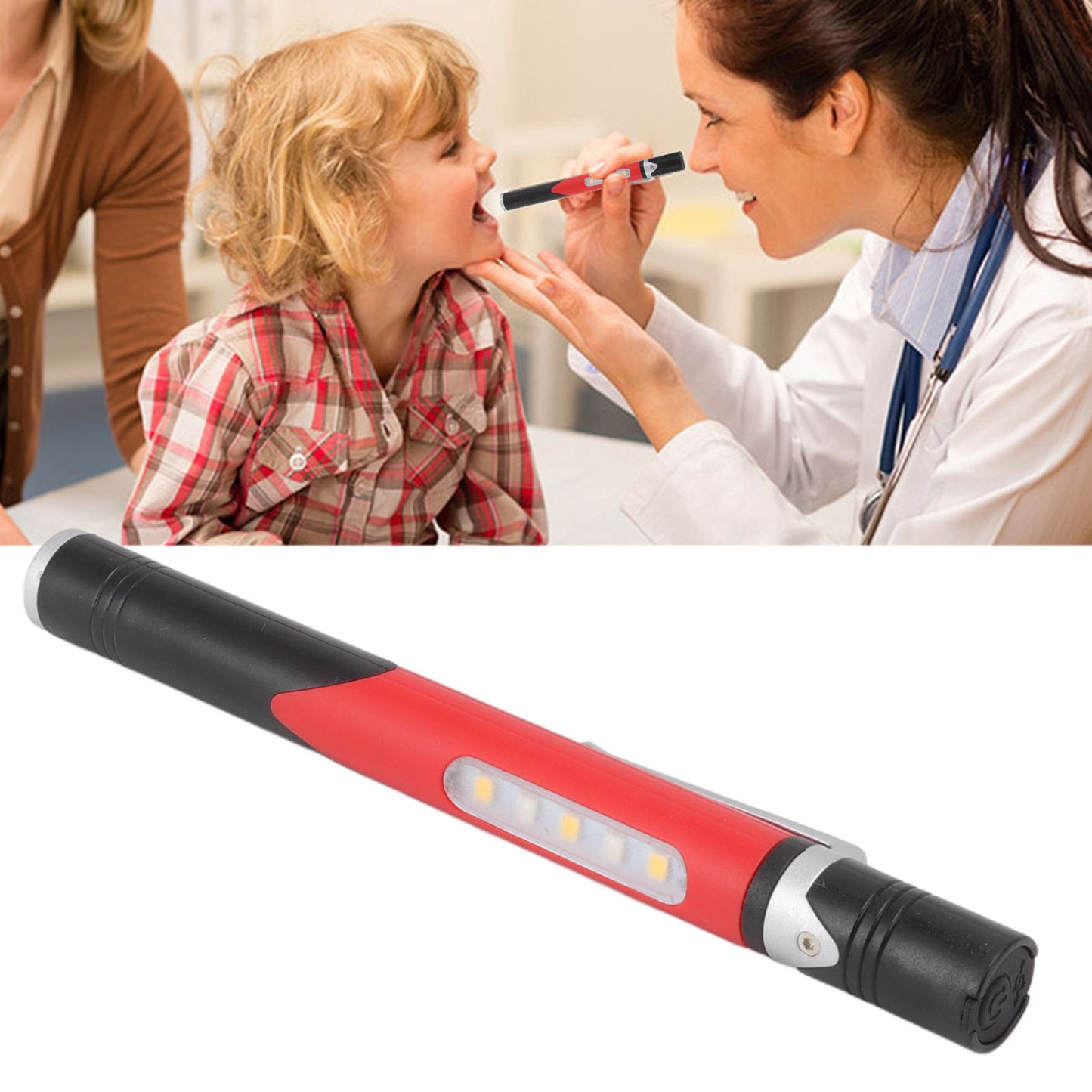 Pen Flashlight USB Charge 3 Light Sources LED Chip Clip Design Widely Used Pen Light Flashlight for Repair V1294-YM0512-3119220164212