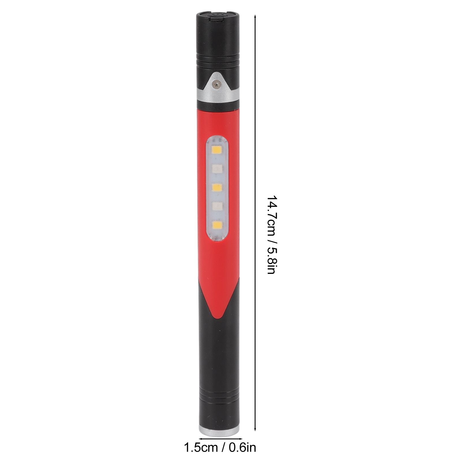 Pen Flashlight USB Charge 3 Light Sources LED Chip Clip Design Widely Used Pen Light Flashlight for Repair V1294-YM0512-3119220164212