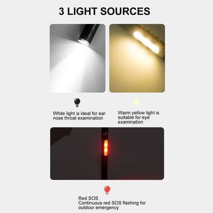 Pen Flashlight USB Charge 3 Light Sources LED Chip Clip Design Widely Used Pen Light Flashlight for Repair V1294-YM0512-3119220164212