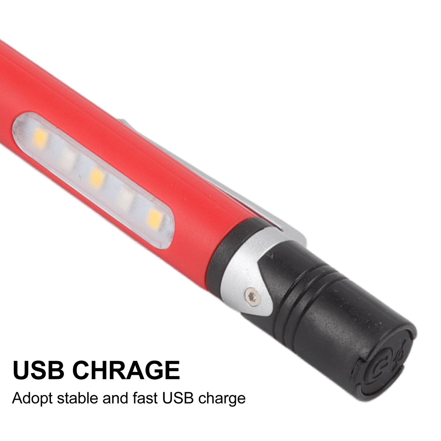 Pen Flashlight USB Charge 3 Light Sources LED Chip Clip Design Widely Used Pen Light Flashlight for Repair V1294-YM0512-3119220164212
