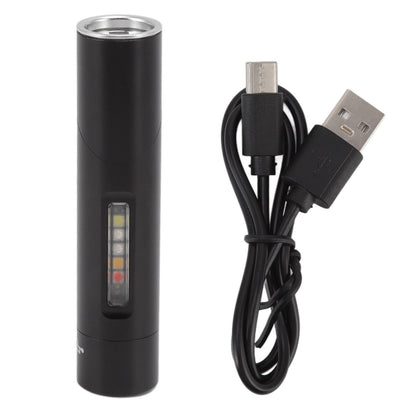 Mini Flashlight 90 Degree Tiltable Head LED Flashlight Magnetic Rechargeable LED Torch V1294-YM0512-3119220164411