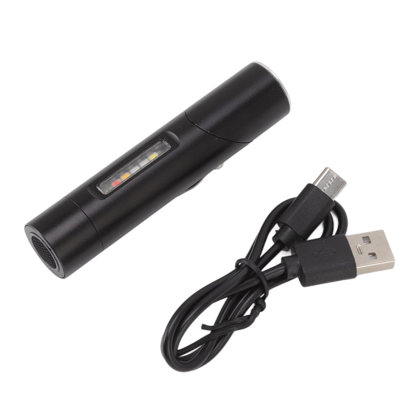 Mini Flashlight 90 Degree Tiltable Head LED Flashlight Magnetic Rechargeable LED Torch V1294-YM0512-3119220164411