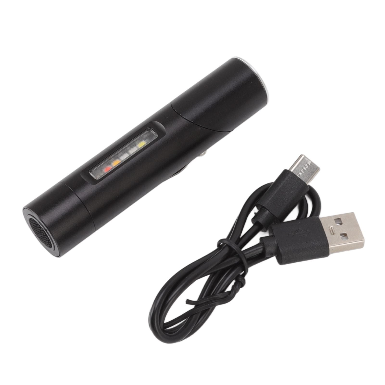 Mini Flashlight 90 Degree Tiltable Head LED Flashlight Magnetic Rechargeable LED Torch V1294-YM0512-3119220164411