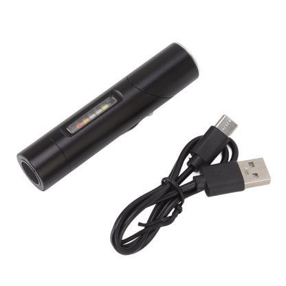 Mini Flashlight 90 Degree Tiltable Head LED Flashlight Magnetic Rechargeable LED Torch V1294-YM0512-3119220164411