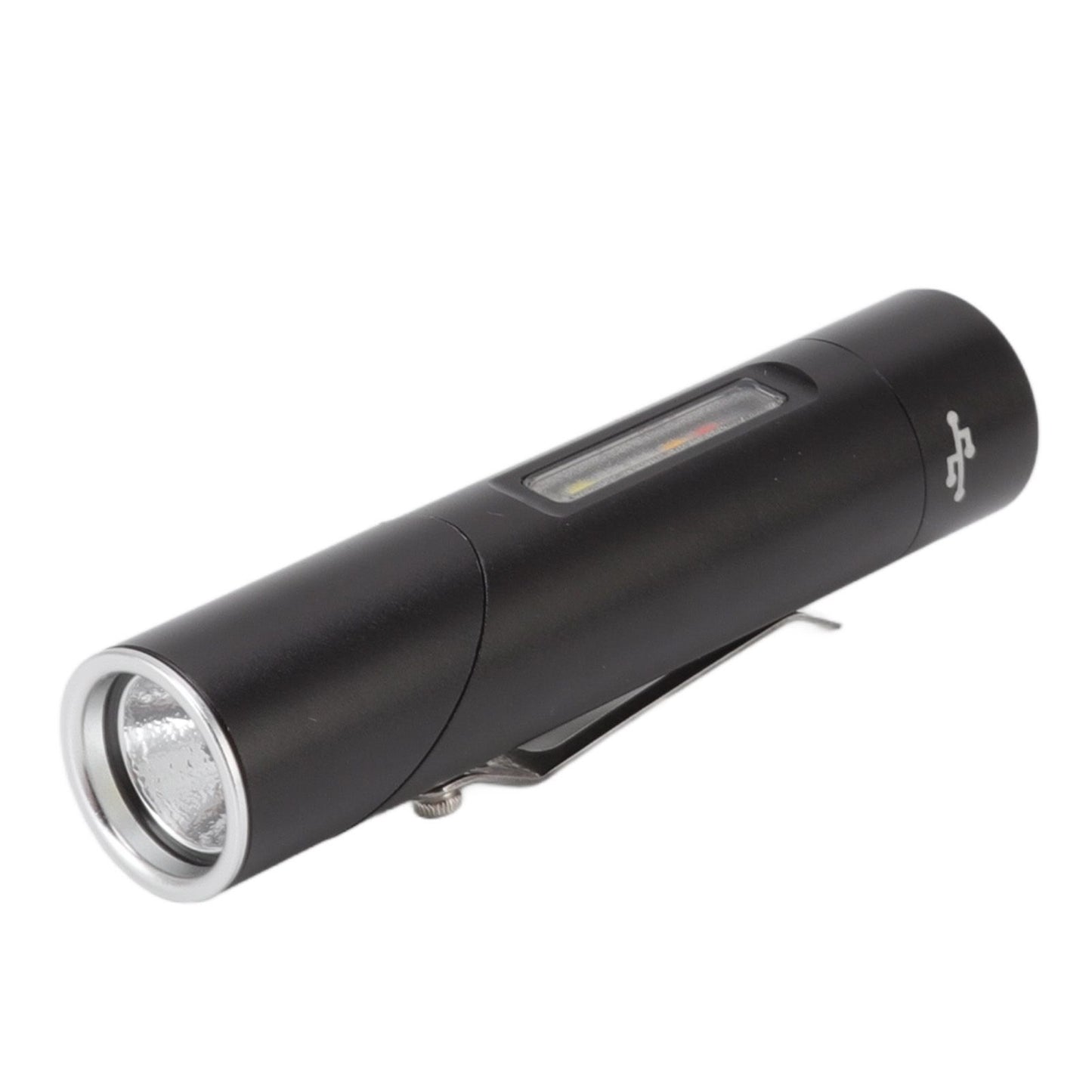 Mini Flashlight 90 Degree Tiltable Head LED Flashlight Magnetic Rechargeable LED Torch V1294-YM0512-3119220164411