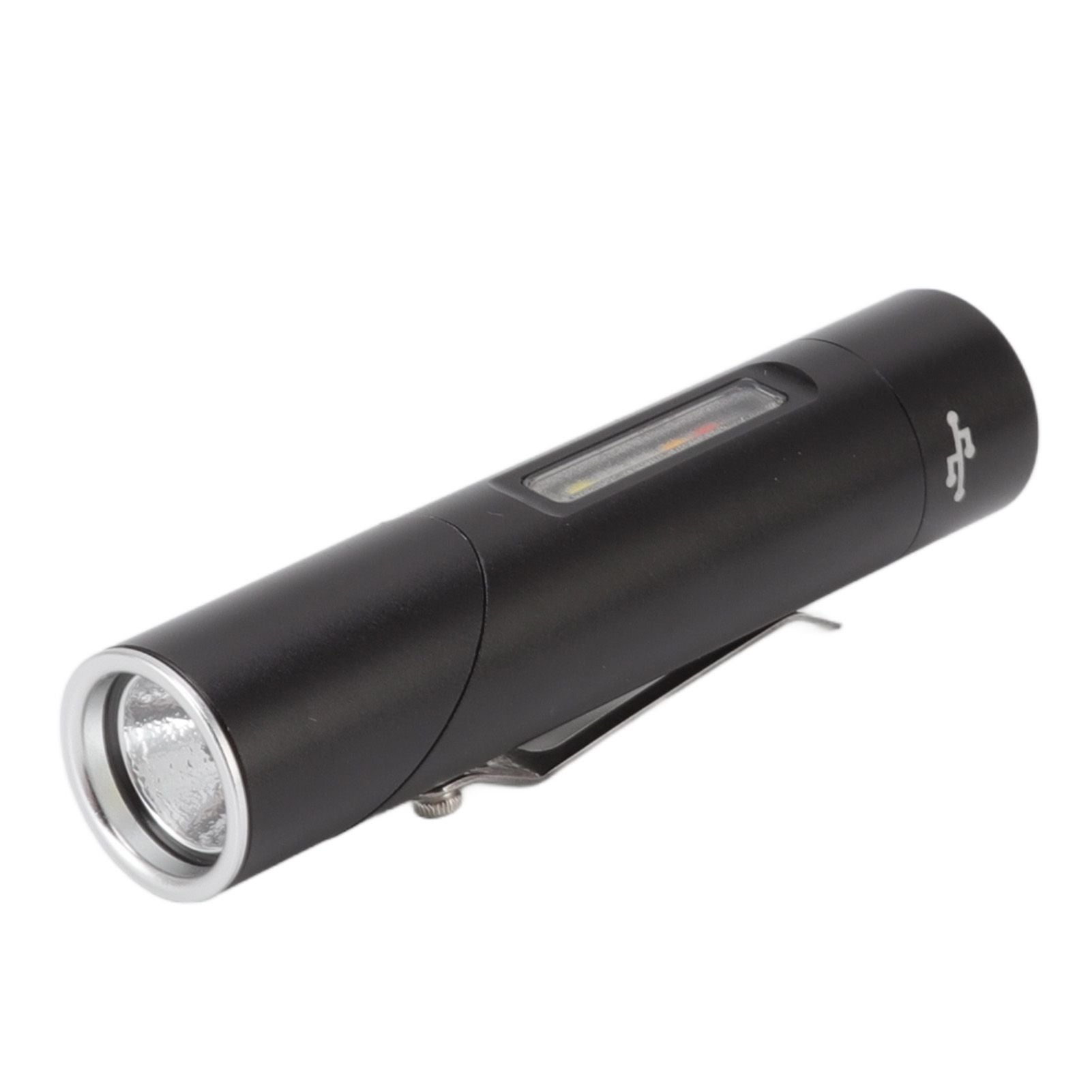 Mini Flashlight 90 Degree Tiltable Head LED Flashlight Magnetic Rechargeable LED Torch V1294-YM0512-3119220164411